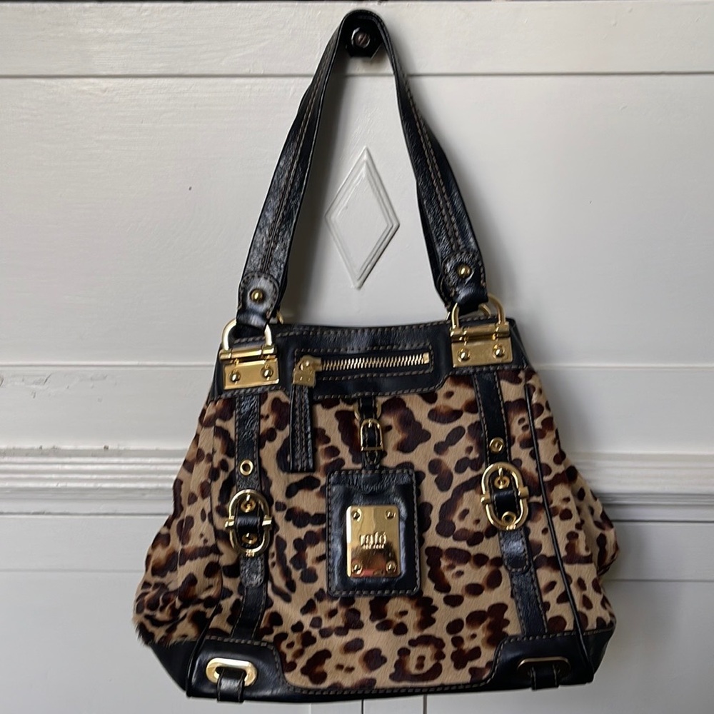 RAFE NEW YORK large studded satchel handbag.